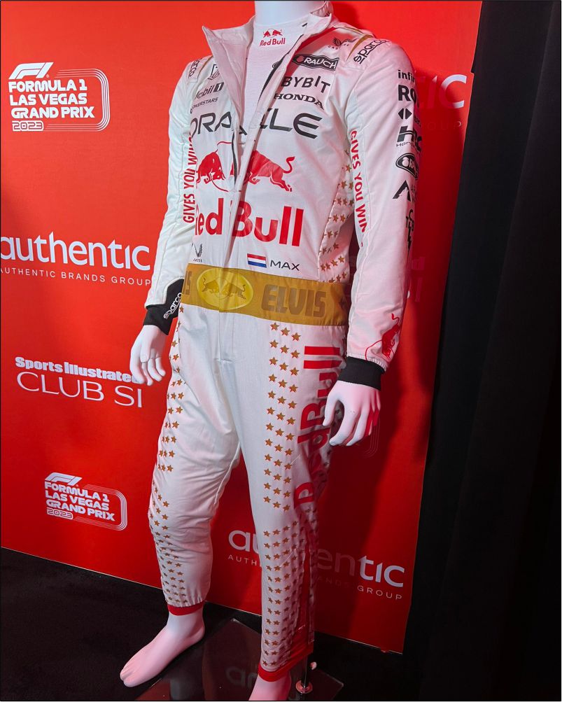 Las Vegas Max Verstappen Red Bull Suit