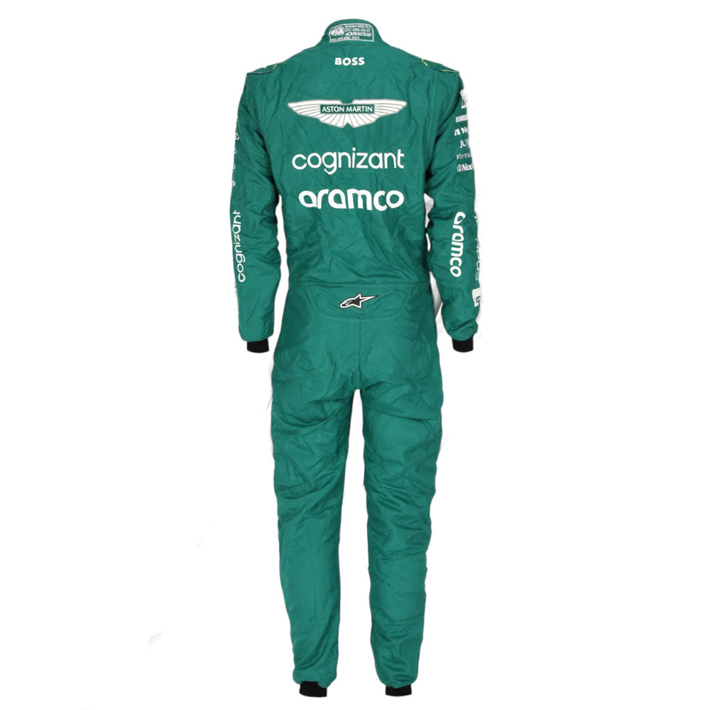 2023 Lance Stroll Aston Martin F1 Race Suit - Sao Paulo GP