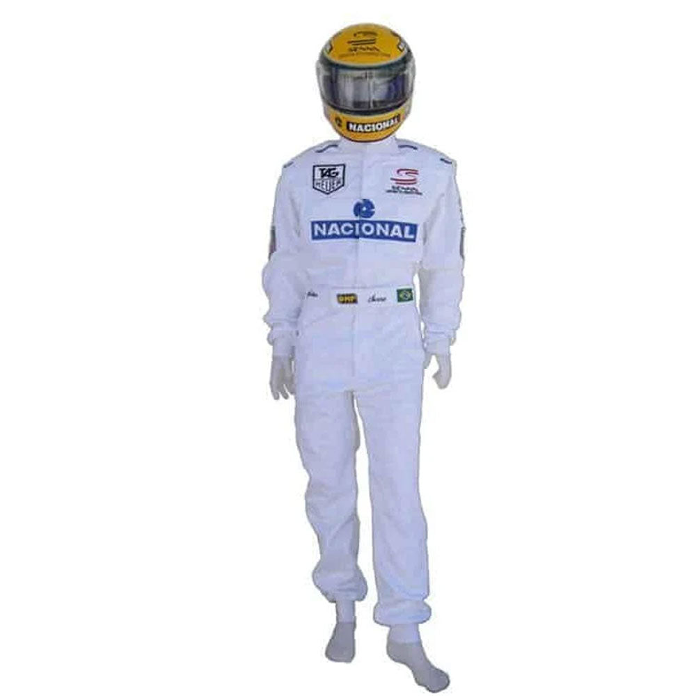 Ayrton Senna 1993 Replica Embroidered patches Suit