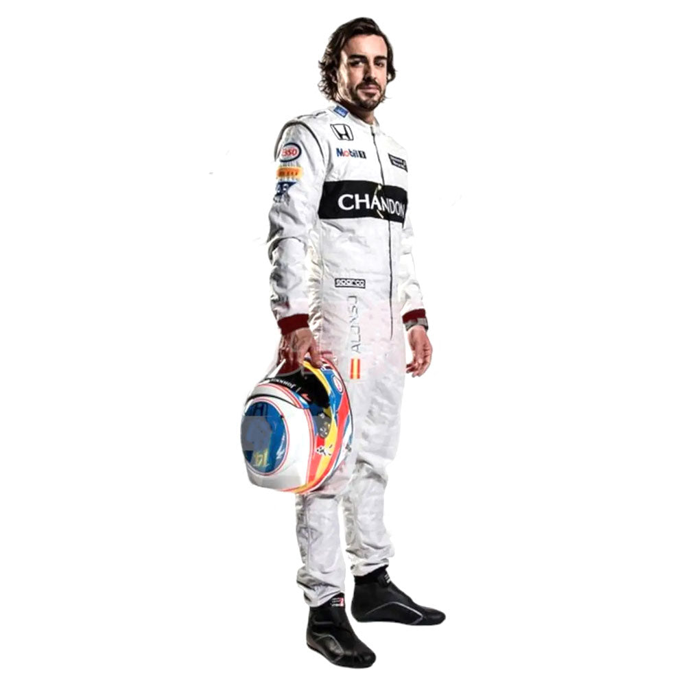 2016 Fernando Alonso McLaren F1 Team Race Suit