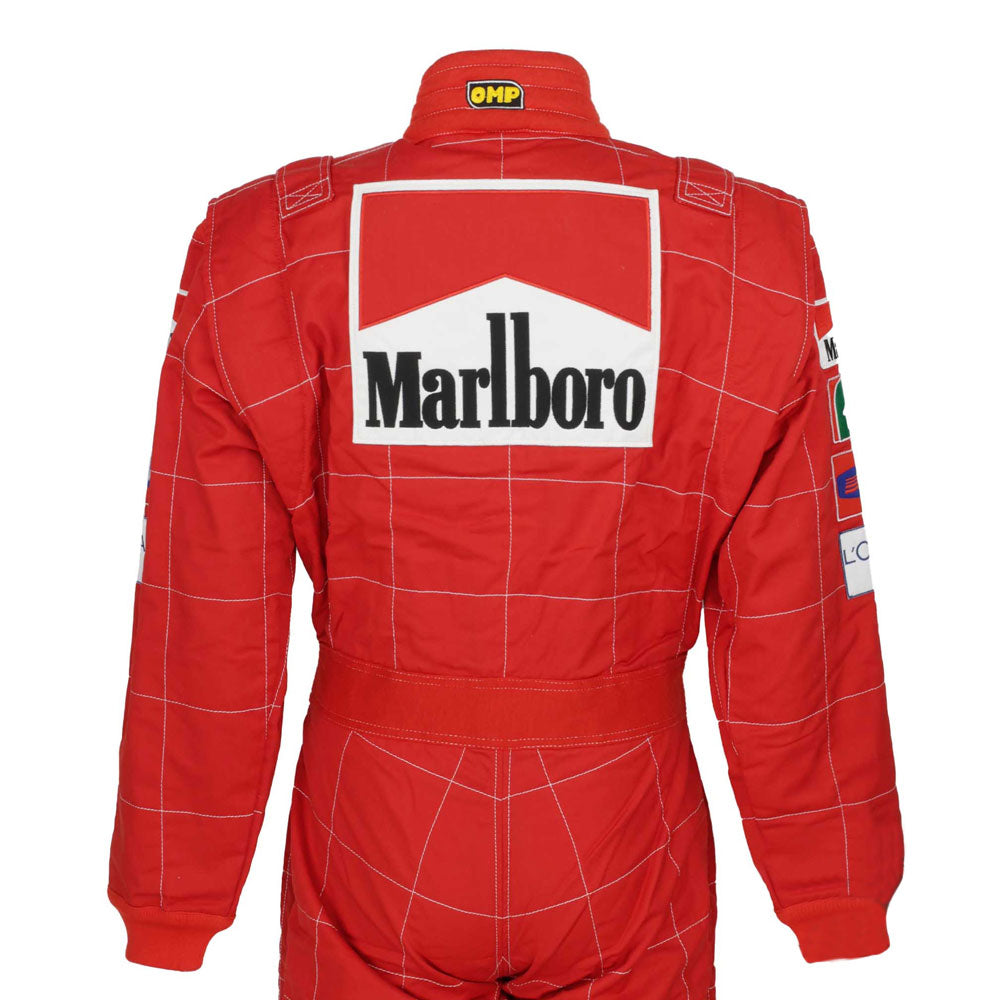 M Schumacher Replica Patches Suit 2002