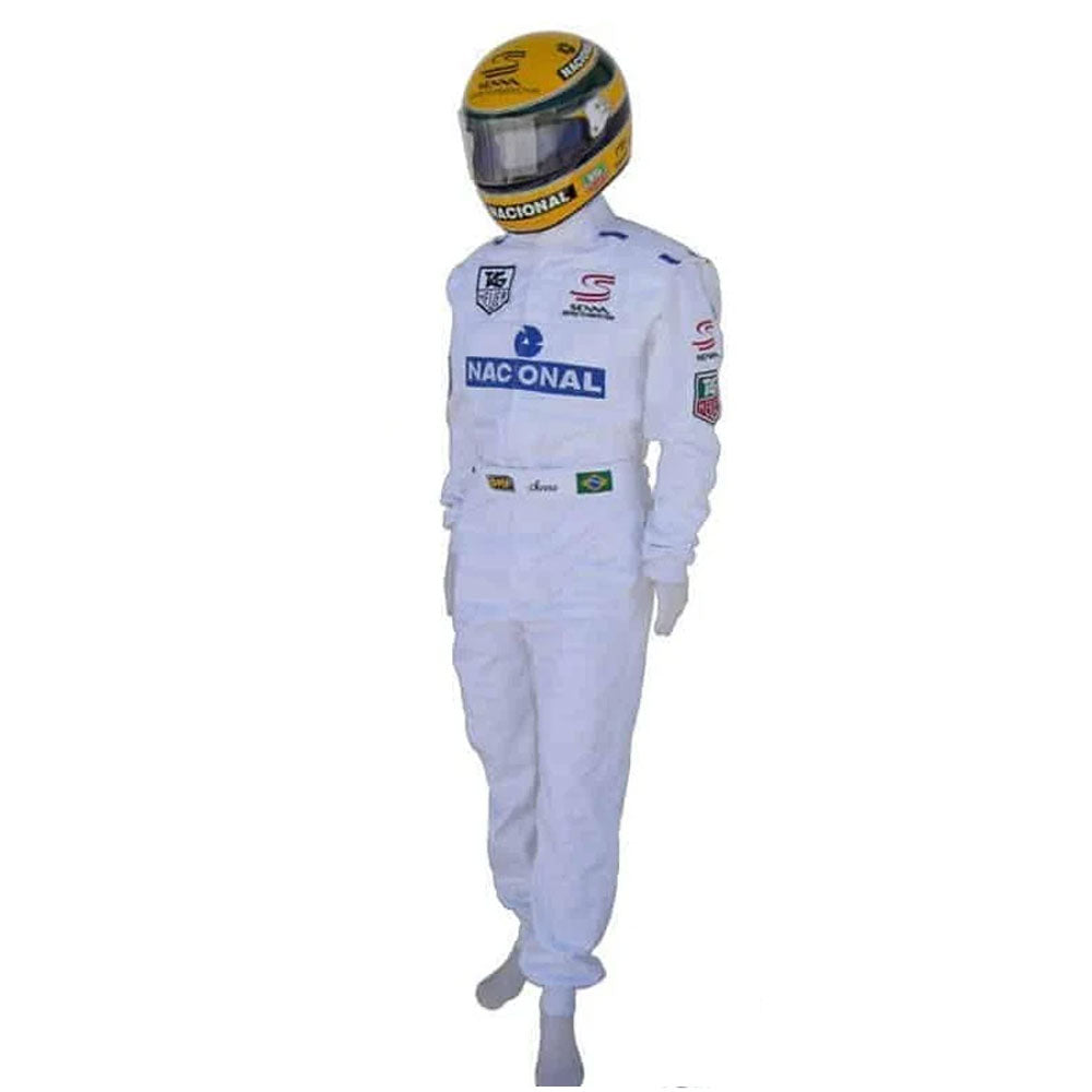 Ayrton Senna 1993 Replica Embroidered patches Suit