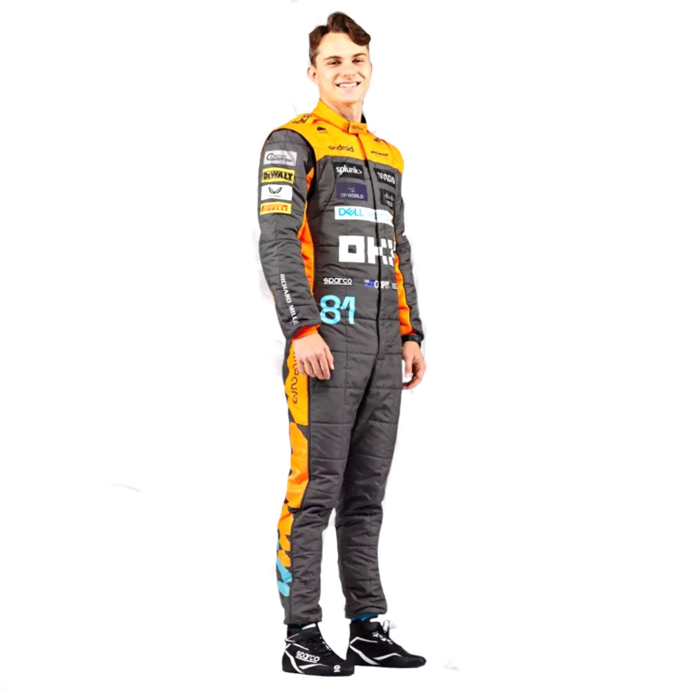 2023 New Oscar Piastri official Replica Race Suit Team McLaren F1