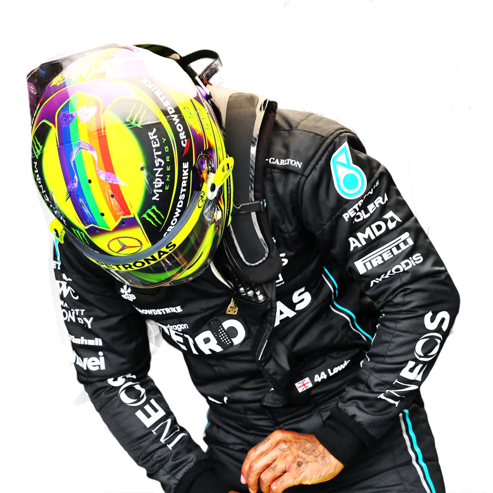 2023 Lewis Hamilton Mercedes-AMG Petronas F1 Team Replica Race Suit ...