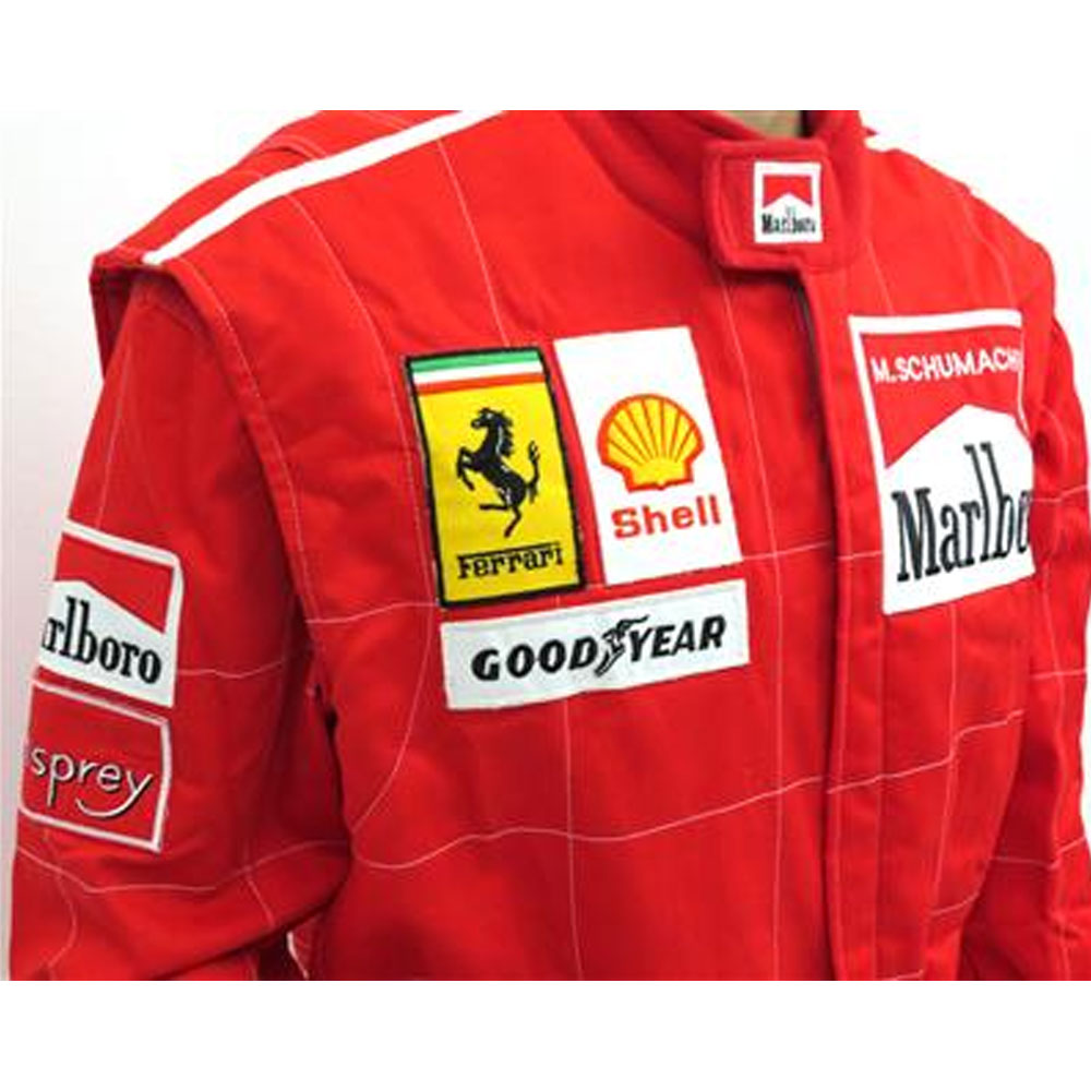 M. Schumacher Embroidered Patches Suit 1996