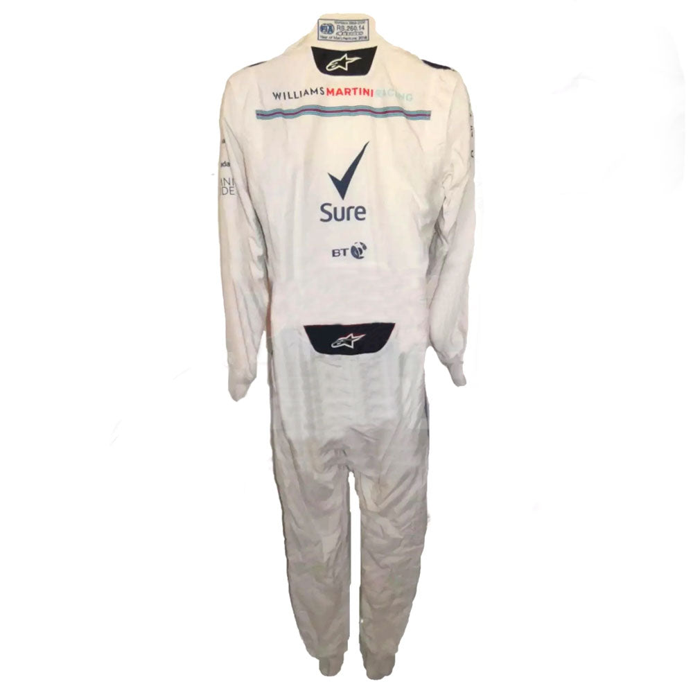 2018 Lance Stroll Williams Martini F1 Race Suit