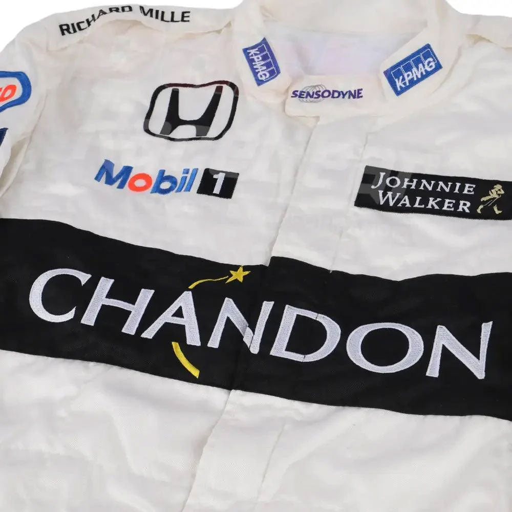 2016 Fernando Alonso McLaren F1 Team Race Suit