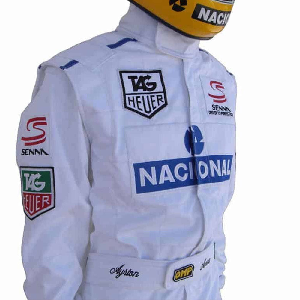 Ayrton Senna 1993 Replica Embroidered patches Suit