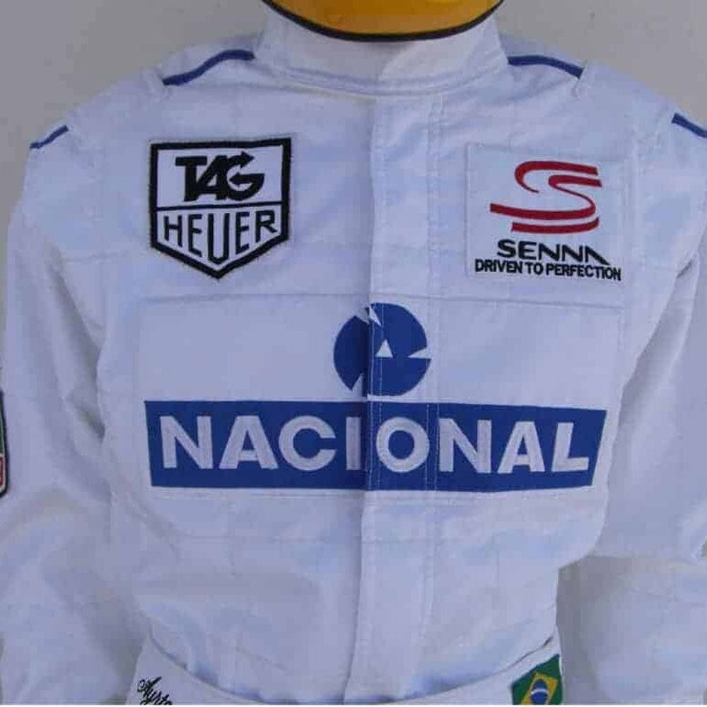 Ayrton Senna 1993 Replica Embroidered patches Suit