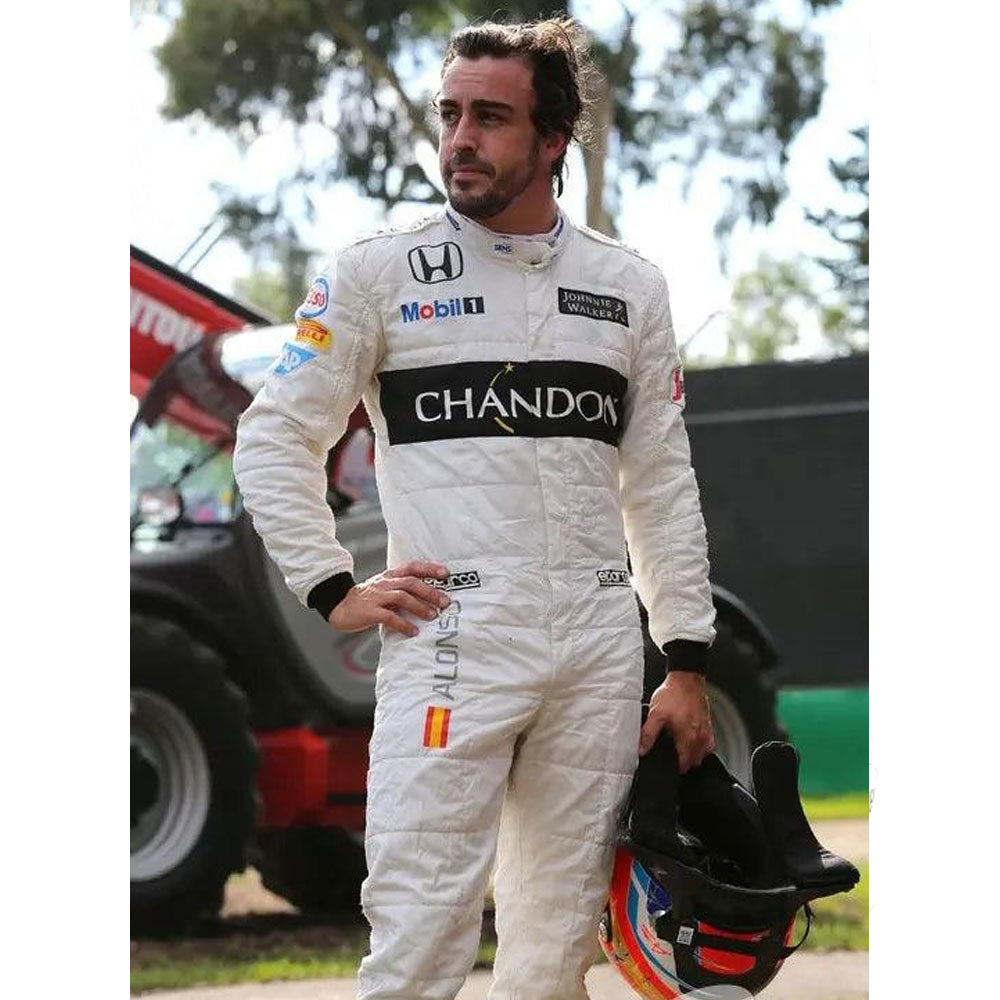 2016 Fernando Alonso McLaren F1 Team Race Suit