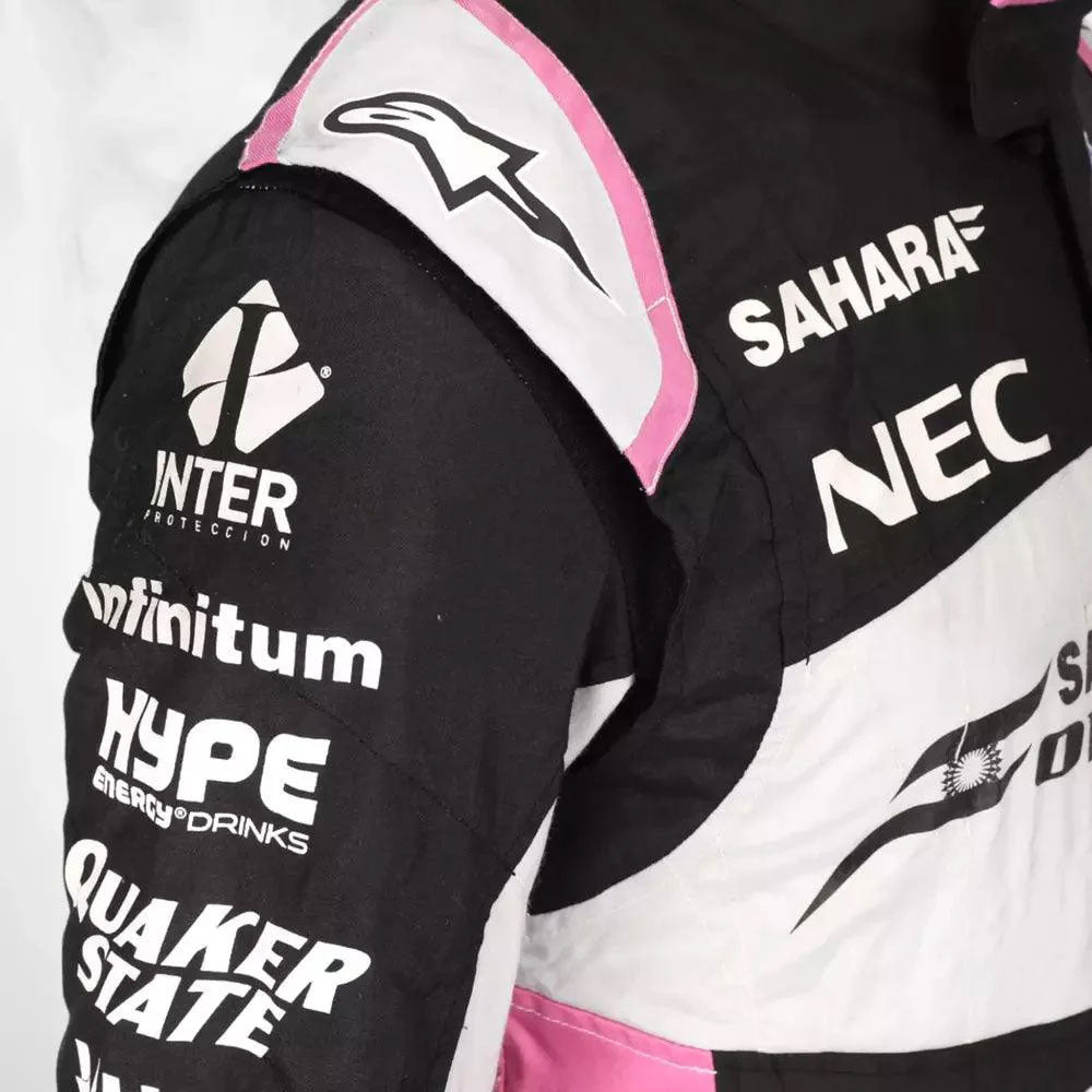 Sergio Pérez 2017 Sahara Force F1 Team Race Suit