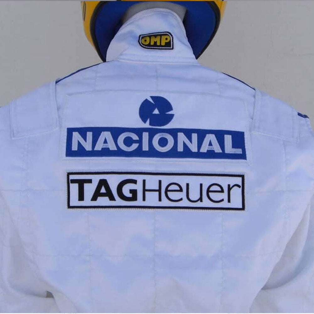 Ayrton Senna 1993 Replica Embroidered patches Suit