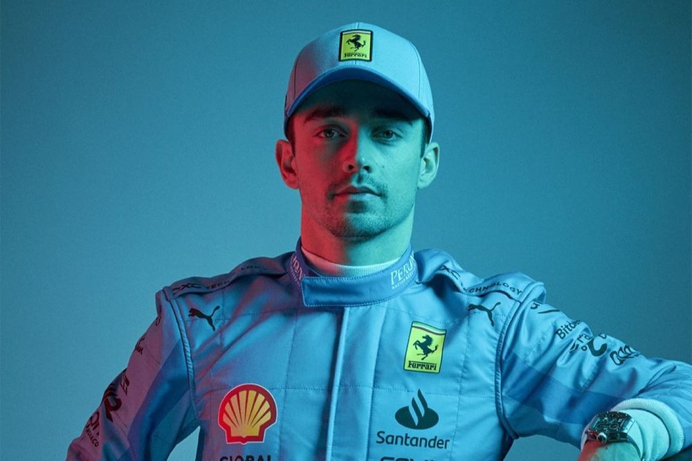 Scuderia Ferrari Charles Leclerc Miami Grand Prix race suits 2024 ...