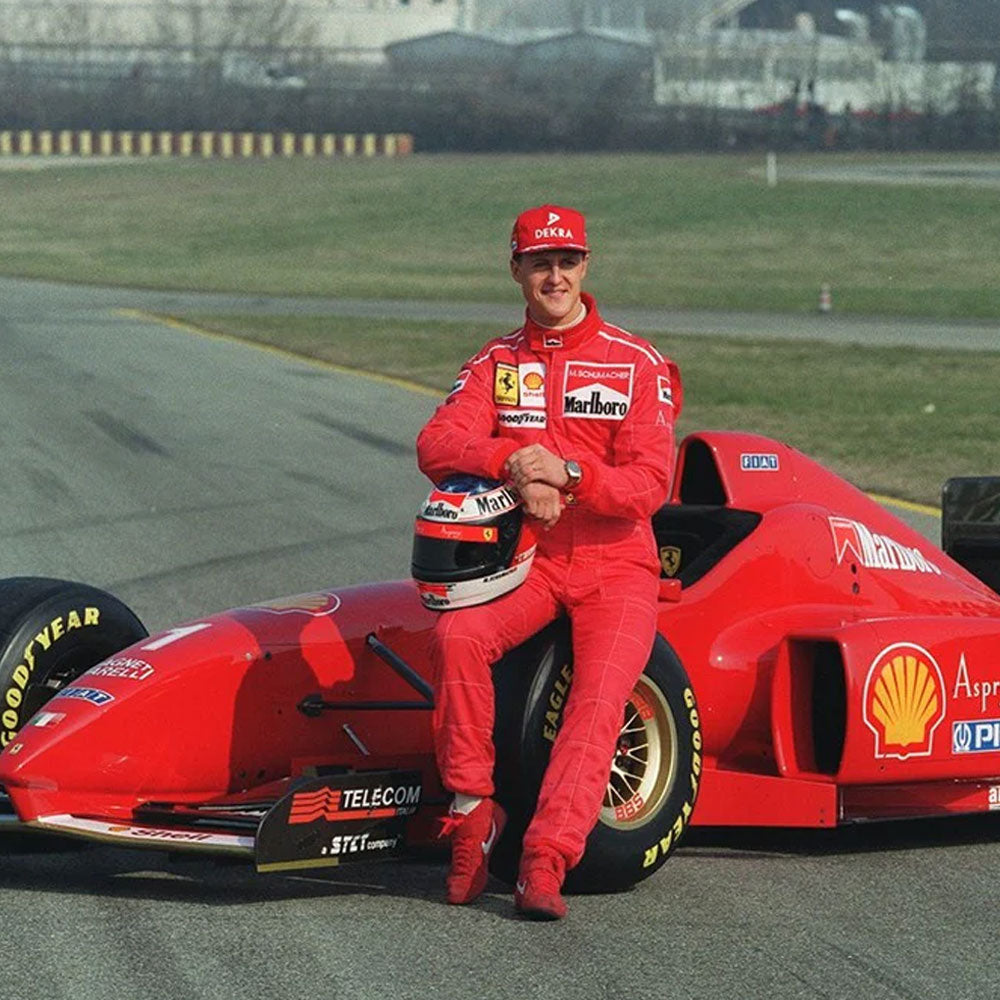 M. Schumacher Embroidered Patches Suit 1996